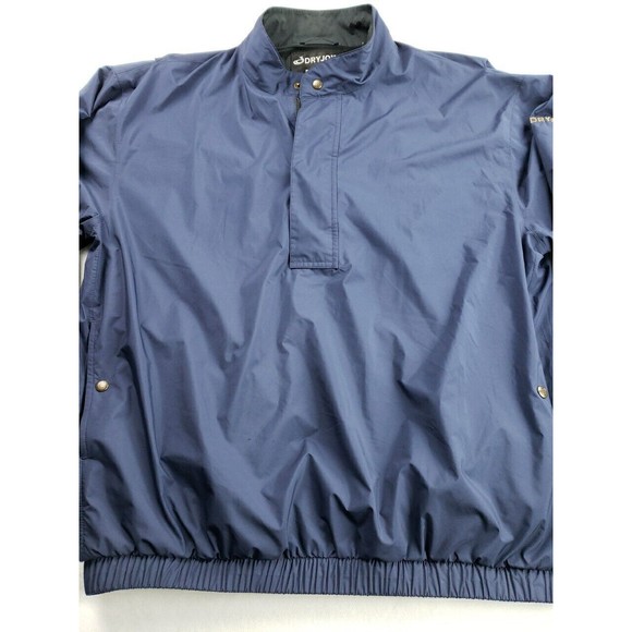 DryJoys by FootJoy - Mens Blue Windbreaker Golf Pullover Jacket - Size L - Picture 2 of 12